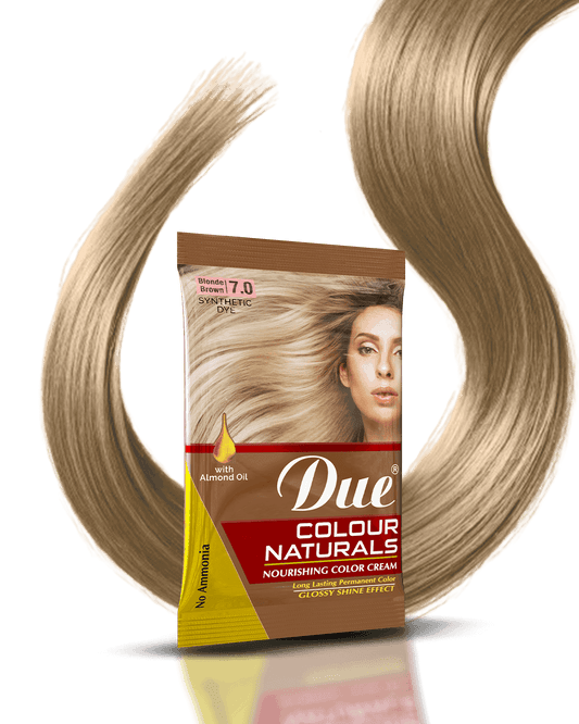 Due Hair Color Naturals- Blonde Brown .