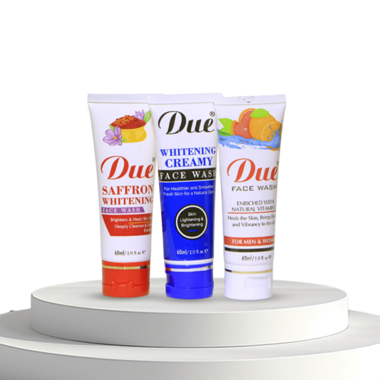 Pack of 3 Due Face Wash (60ml)