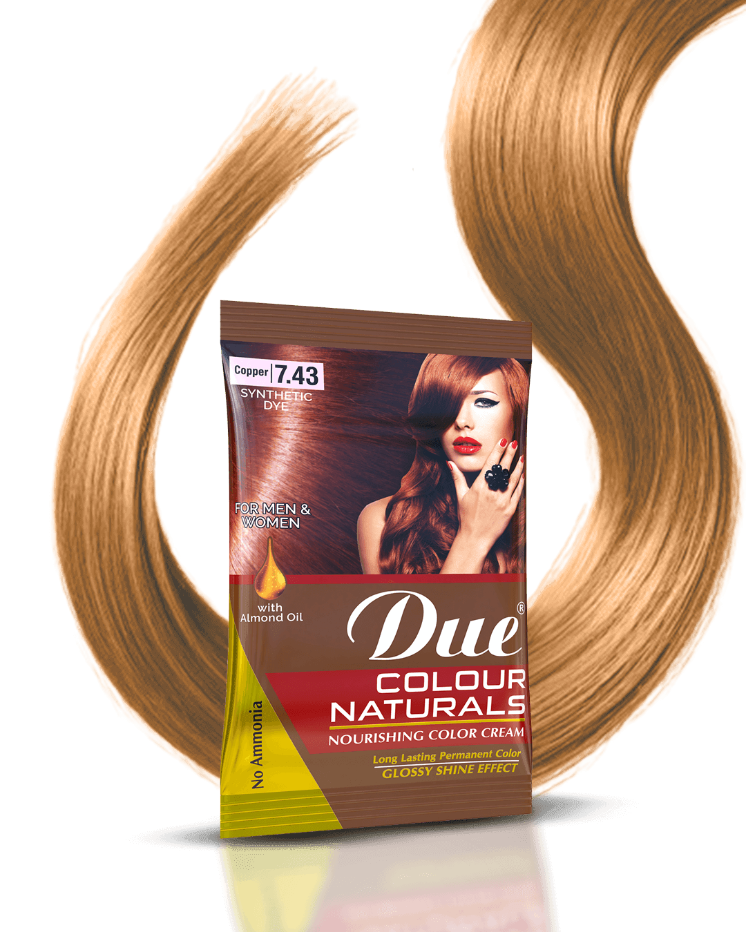 Due Hair color Naturals - Copper - Kreative Cosmetics (Pvt) Ltd.