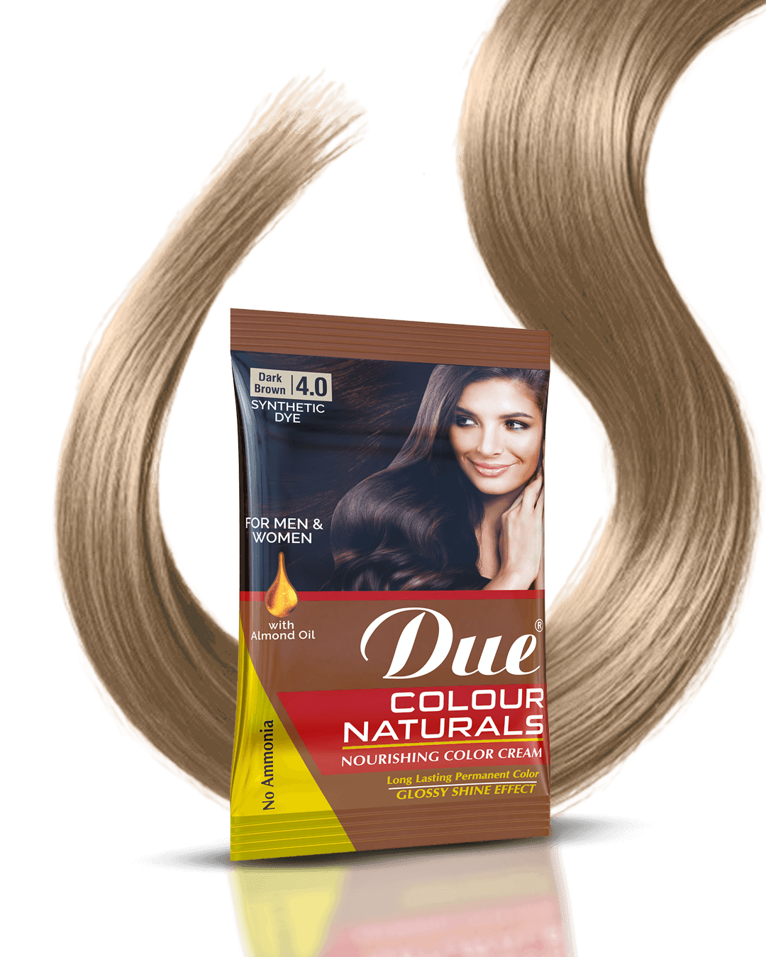 Due Hair Color Naturals - Dark Brown - Kreative Cosmetics (Pvt) Ltd.