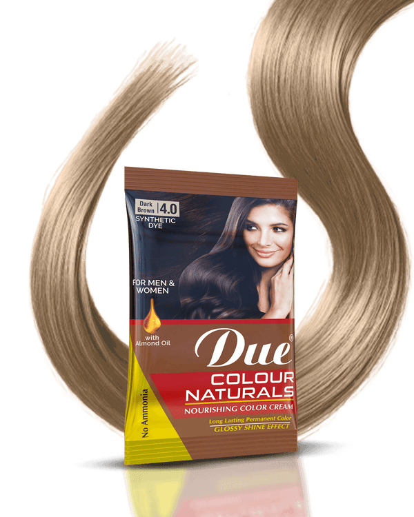 Due Hair Color Naturals- Dark Brown .