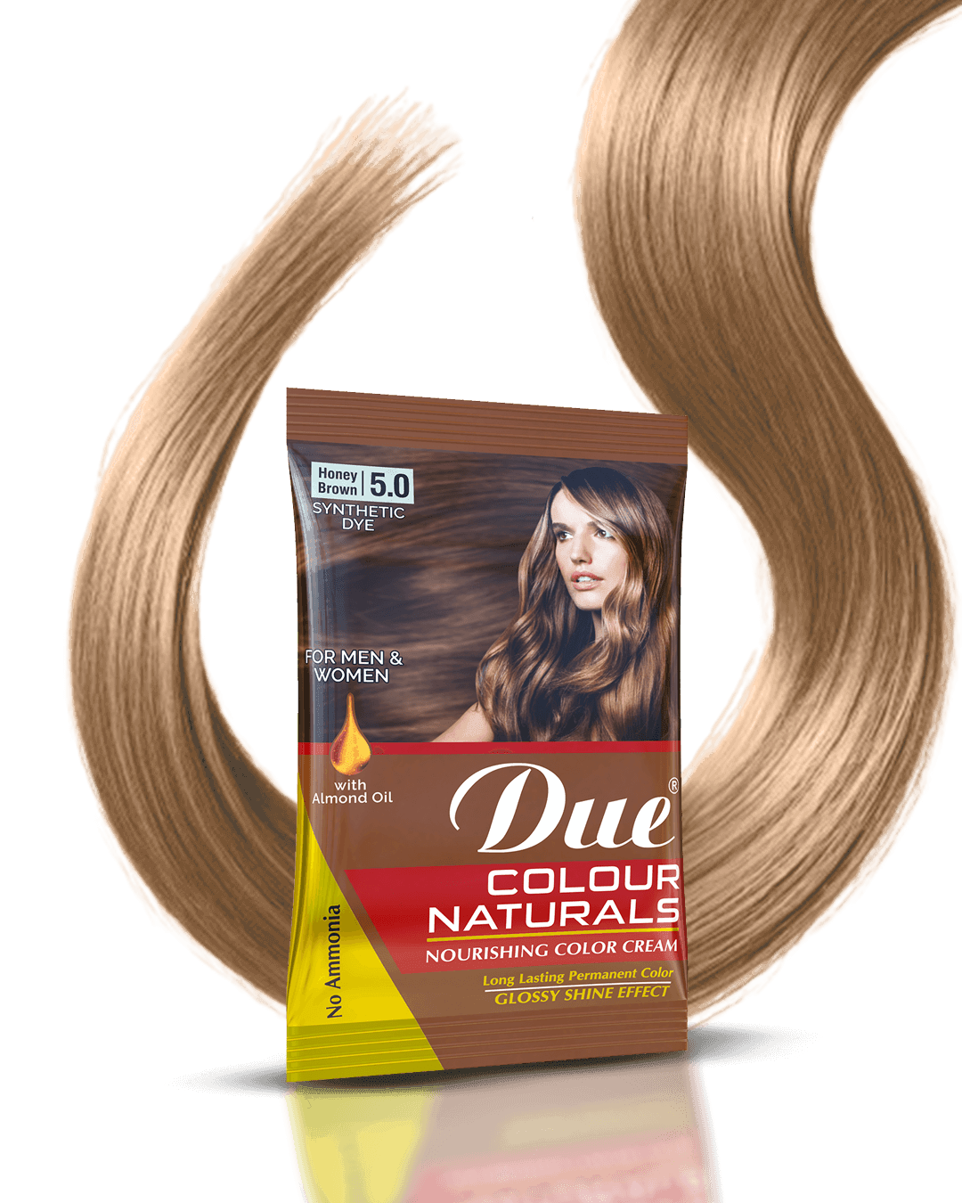 Due Hair Color Naturals - Honey Brown - Kreative Cosmetics (Pvt) Ltd.
