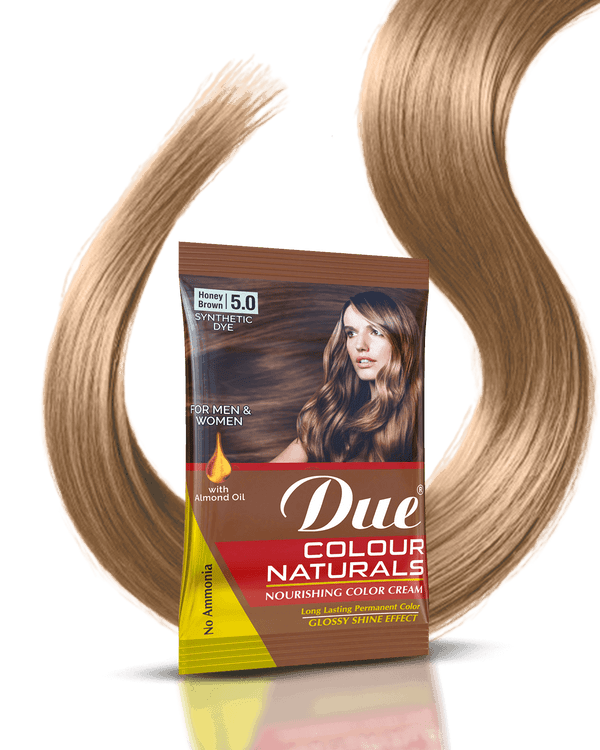 Due Hair Color Naturals- Honey Brown .