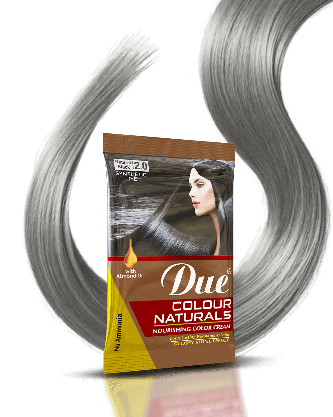 Due Hair Color Naturals - Natural Black - Kreative Cosmetics (Pvt) Ltd.